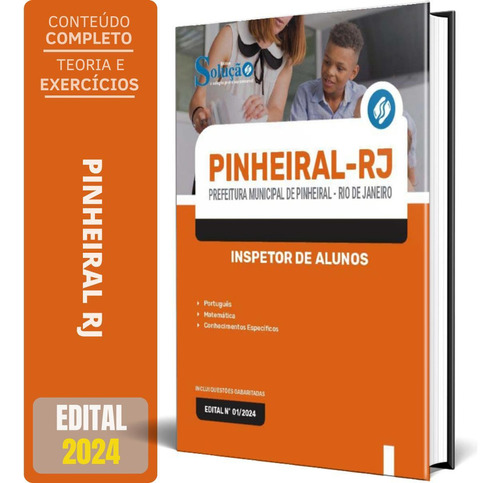 Apostila Prefeitura De Pinheiral Rj 2024 - Inspetor Alunos