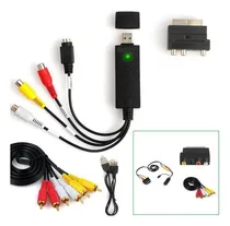 Comprar Conversor Usb2.0 Vhs Para Dvd Conjunto De Vídeo De Áudio Vhs