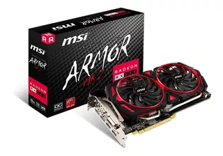 Placa de video AMD MSI Armor MK2 Radeon RX 500 Series RX 580 RADEON RX 580 ARMOR MK2 8G OC OC Edition 8GB