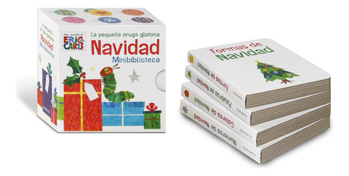 Pequeña Oruga Glotona Navidad Minibiblioteca,la - Carle,...