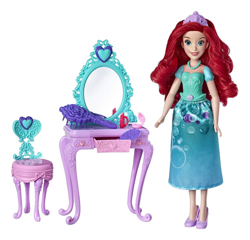 Hasbro Disney Princess Ariel Tocador Real La Sirenita 