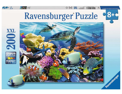 Rompecabezas Tortuga Oceáno P/niños 200p Xxl Ravensburger