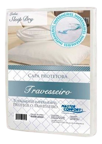 Capa Protetora Impermeável De Travesseiro Sleep Dry 70x50cm 