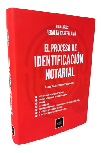 Libro El Proceso De Identificación Notarial