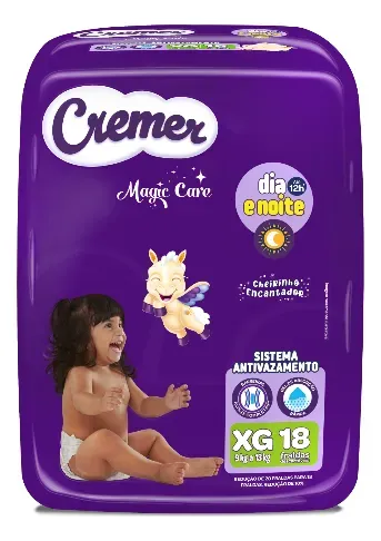 Fralda Cremer Jumbo Xg 18 Unidades - R$ 19,9