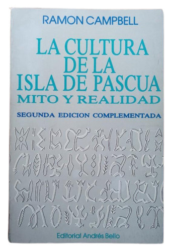 Libro La Cultura De La Isla De Pascua Mito Y Realidad