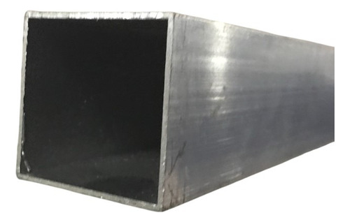 Perfil De Aluminio Tubo 20x20mm Natural - Largo X 6 Mts