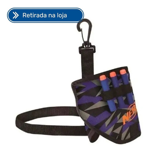 Coldre Ajustável Porta Lançador Nerf Elite Multikids Br938