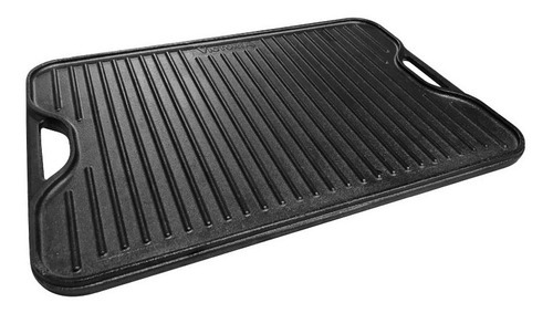 Plancha Para Asar De Hierro Fundido 50 X 35cm 32685 Color Negro