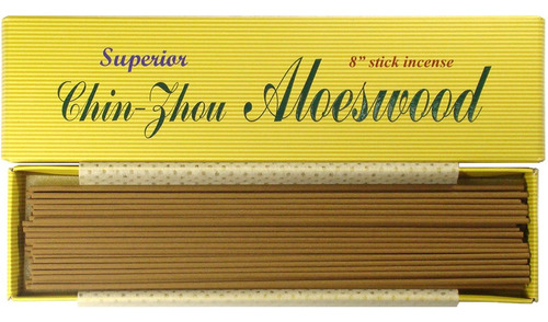 Superior Chin-zhou Aloe  8 Stick Incienso  100% Natural  