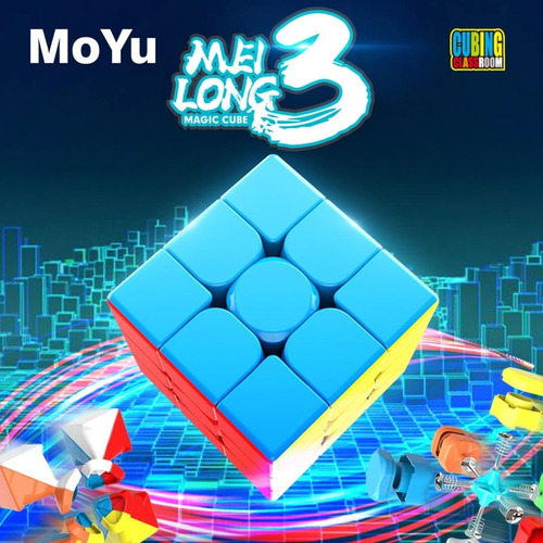 3 Cubos Rubik Moyu Meilong 2x2 3x3 Pyraminx + Estuche