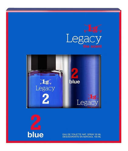 Set Perfume Legacy 2 Blue Edt 50ml Y Desodorante 150ml Ub