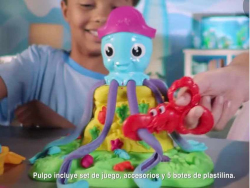 Imagen 1 de 4 de Plastilina Play Doh Divertidos Tentáculos