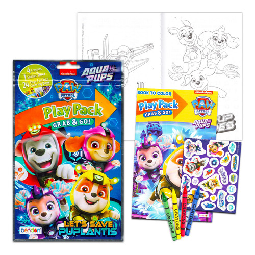 Paquete De Regalos Y Suministros Para Fiestas Paw Patrol Bir