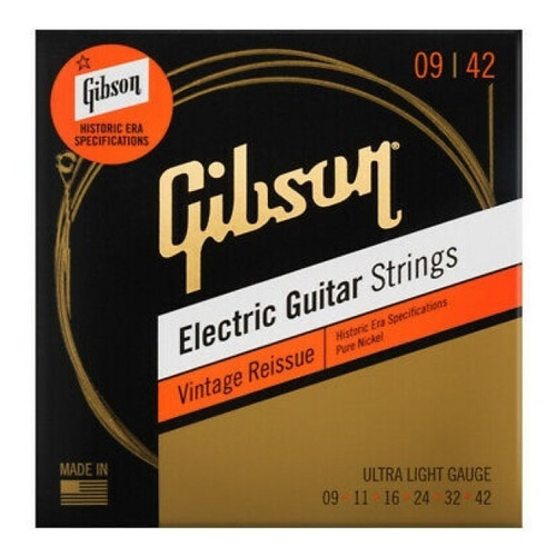 Gibson Seg-hvr9 | Cuerdas Guitarra Eléctrica Vintage Reissue