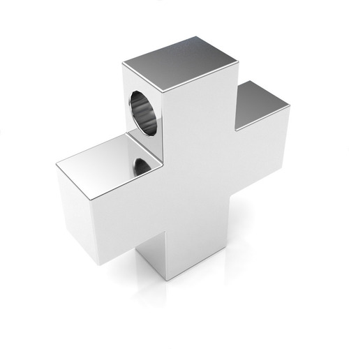 Cruz Suiza Plata 925 Para Gargantilla D Caucho Hombre Agálea