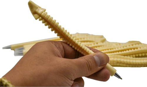 Lopenle 10 Bolígrafos De Hueso Novedosos Con Forma De Column