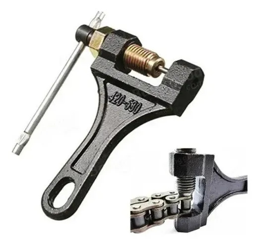 Corta Cadena De Motocicleta Y Bicicleta 420 A 530 Herramienta De Desmontaje Reforzada Extractor