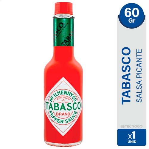 Salsa Tabasco Rojo Original 60ml Picante