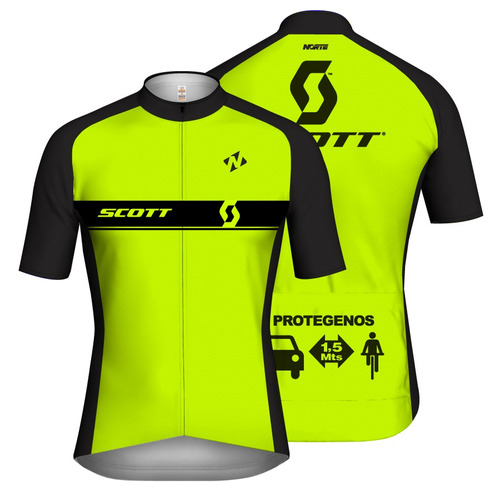 Maillot Norte Modelo Scott Para Ciclismo Ruta Y Mtb