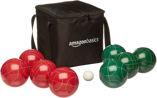 Juego De Bolas De Petanca Amazon Basics Con Funda De Transpo