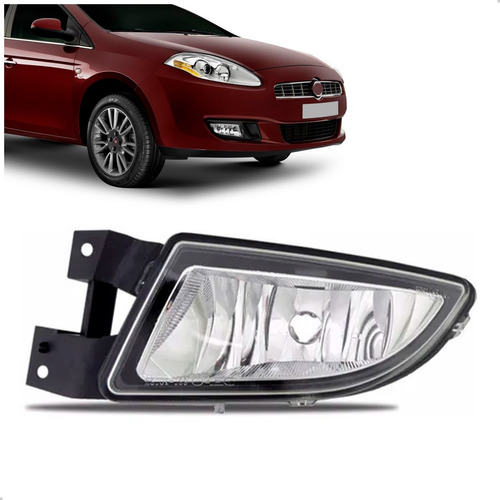 Farol Milha Para Fiat Bravo 2011 2012 2013 Auxiliar Neblina