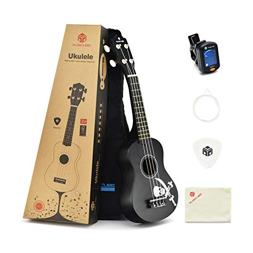 Ukulele Principiantes 21 Pulgadas Kit De Soprano De Mad...