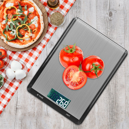 Báscula De Cocina Digital De Acero Inoxidable De 10 Kg/1 G