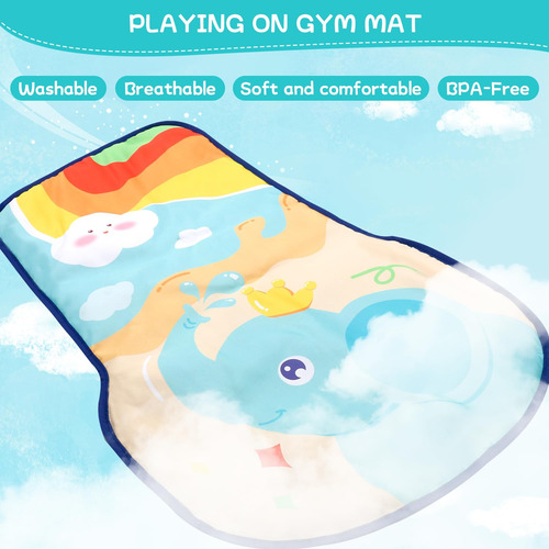 Colchoneta De Juego Para Bebés Pakoo Baby Gym Con Andador Y