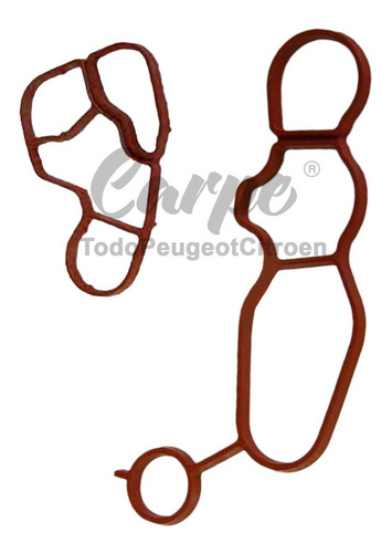 Imagen 1 de 5 de Juego 2 Juntas De Enfriador De Aceite Peugeot 307 2.0 16v