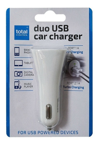 Cargador Universal Auto 12 24v Salida Usb 1000ma One For All