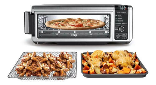 Imagen 2 de 2 de Horno de mesa eléctrico Ninja Foodi FT102A gris 120V