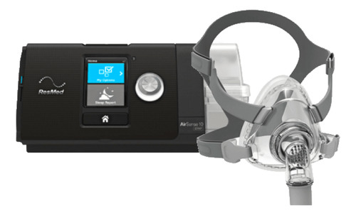 Kit Cpap Airsense S10 - Resmed + Máscara Ivolve F5a