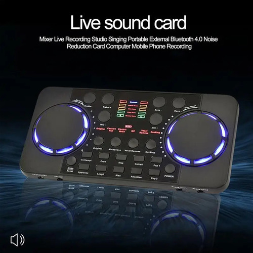 J Para Mini Mezclador * Dio Con , Tarjeta De Sonido,