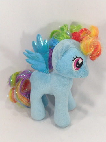 Pelúcia My Little Pony Ty Rainbow Arco Íris 18cm Dtc Azul (Usado)