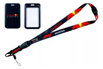 Comprar Lanyard Srupe Redbull Honda Racing Negro Porta Credencial Checo Perez Red Bull 2pcs Lanyard Cinta Porta Credencial Gafete