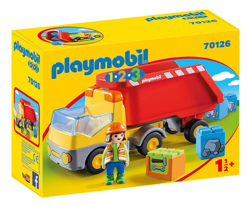 Playmobil 1.2.3 Camión Volquete