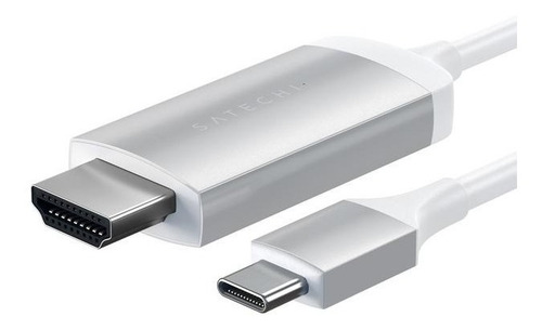 Imagen 6 de 10 de Cable Usbc A Hdmi 4k 60hz Satechi 180cm Celular / Notebook