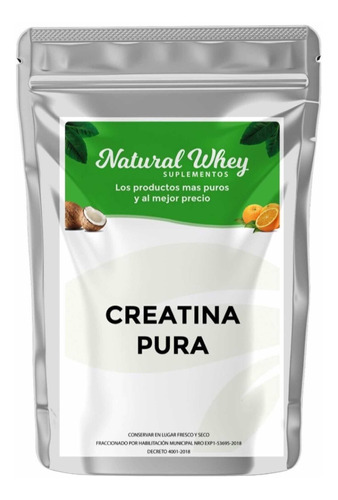 Creatina Monohidrato 500 Gr ( Libre De Hidratos De Carbono )