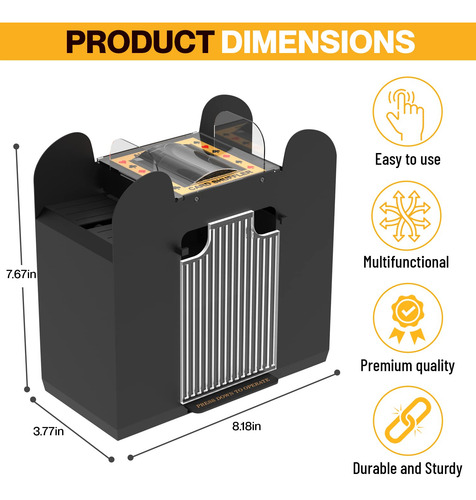 Barajador Automático De Cartas Máquina Electrónica De