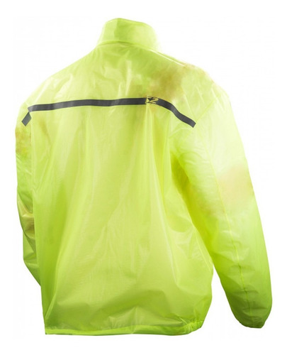 Imagen 2 de 5 de Ls2 Campera Impermeable Commuter Membrane Amarillo Fluor