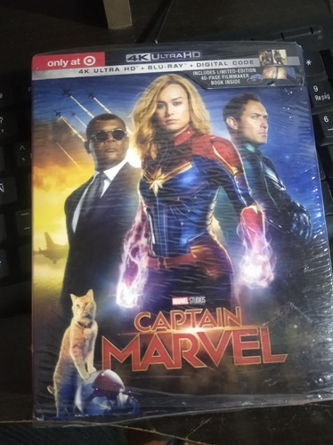 Capitana Marvel 4k Y Bluray Edición Digibook 