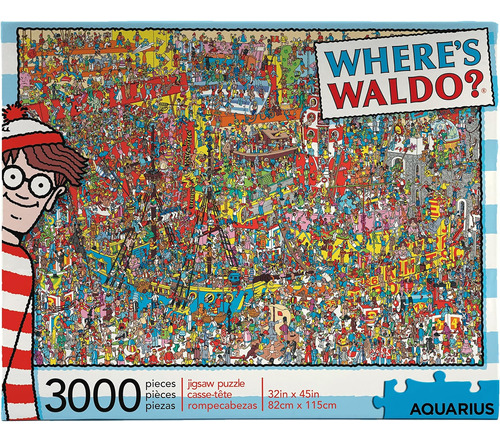 Aquarius Wheres Waldo (rompecabezas De 3000 Piezas) - Mercan