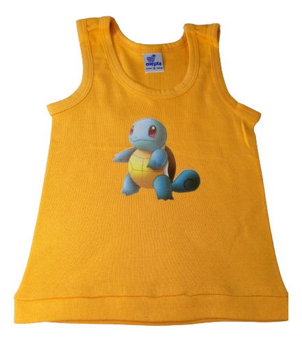 Camiseta Marca Ovejita Modelo Skuirtle Pokémon 2 Años
