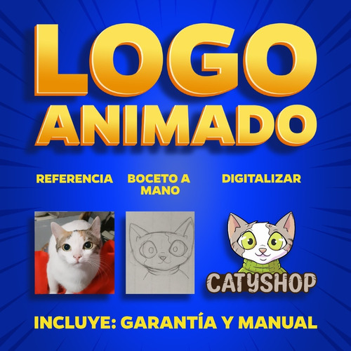 Logotipo Animado Creado Desde 0. Incluye: Manual Y Garantia!
