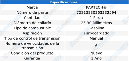 Collarin Hidráulico Sentra L4 1.6l Turbo Std 17-19 Partech