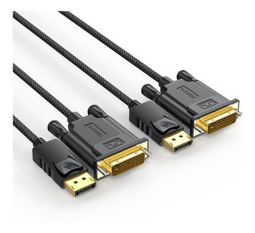 Cable Dvi Para Ordenador Dp (6ft2pack, Blac)