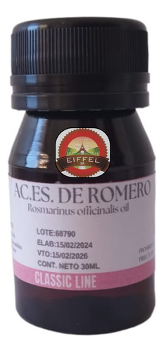 Aceite Esencial De Romero 30cc Aromaterapia