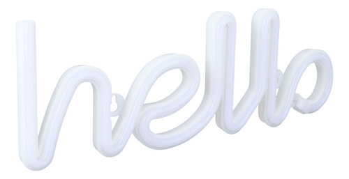 Letrero Led De Neón Con Letras De Saludo Para Decoración De