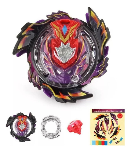 Beyblade Burst Evolution B-96 Strike God Valkyrie. Envios Negro